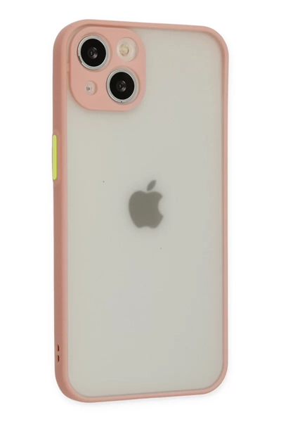 Apple iPhone 14 Kılıf Montreal Silikon Kapak - Pembe
