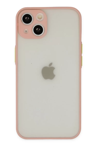 Apple iPhone 14 Kılıf Montreal Silikon Kapak - Pembe