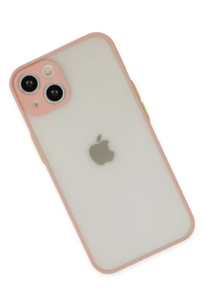 Apple iPhone 14 Kılıf Montreal Silikon Kapak - Pembe