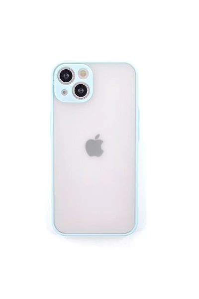 Apple iPhone 14 Kılıf Montreal Silikon Kapak - Turkuaz