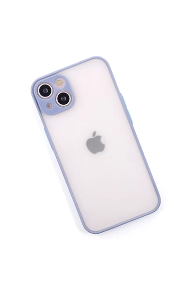 Apple iPhone 14 Kılıf Montreal Silikon Kapak - Gri