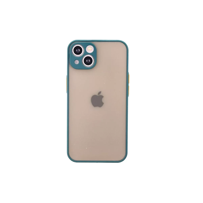 Apple iPhone 14 Kılıf Montreal Silikon Kapak - Yeşil