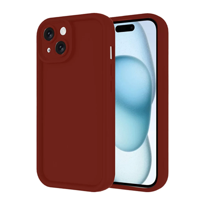 Apple iPhone 14 Kılıf Viera Silikon - Bordo