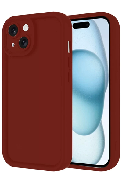 Apple iPhone 14 Kılıf Viera Silikon - Bordo