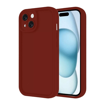 Apple iPhone 14 Kılıf Viera Silikon - Bordo