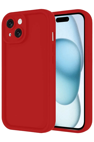 Apple iPhone 14 Kılıf Viera Silikon - Kırmızı
