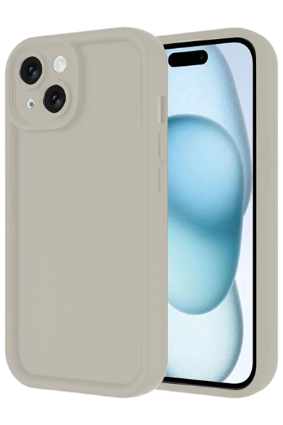 Apple iPhone 14 Kılıf Viera Silikon - Krem
