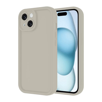 Apple iPhone 14 Kılıf Viera Silikon - Krem