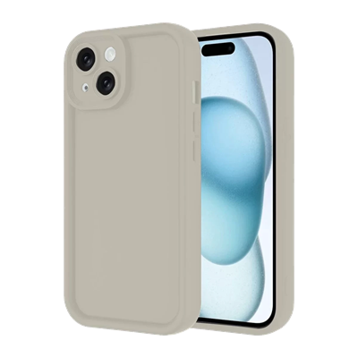 Apple iPhone 14 Kılıf Viera Silikon - Krem
