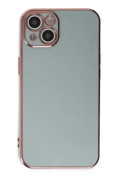 Apple iPhone 14 Kılıf Volet Silikon - Açık Yeşil