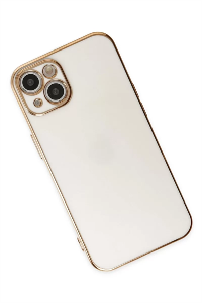 Apple iPhone 14 Kılıf Volet Silikon - Beyaz