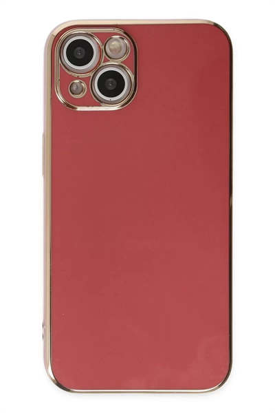 Apple iPhone 14 Kılıf Volet Silikon - Kırmızı