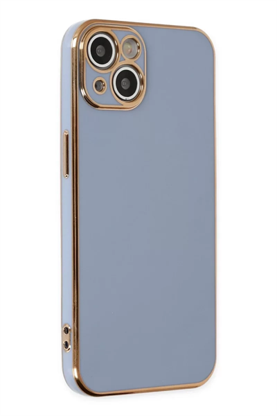 Apple iPhone 14 Kılıf Volet Silikon - Mavi
