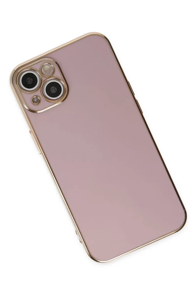 Apple iPhone 14 Kılıf Volet Silikon - Mor