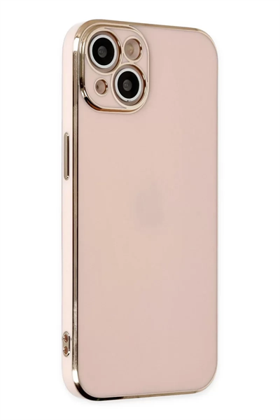 Apple iPhone 14 Kılıf Volet Silikon - Pembe