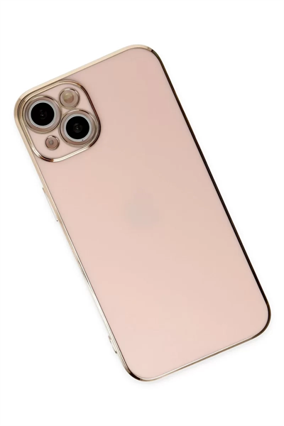 Apple iPhone 14 Kılıf Volet Silikon - Pembe
