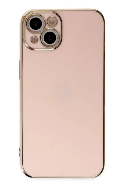 Apple iPhone 14 Kılıf Volet Silikon - Pembe
