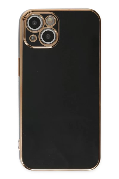 Apple iPhone 14 Kılıf Volet Silikon - Siyah