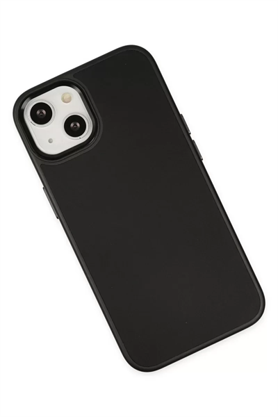 Apple iPhone 14 Plus Kılıf Asya Deri Silikon - Siyah