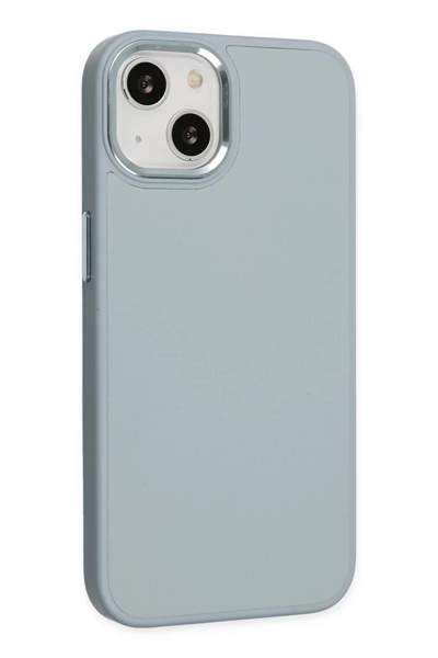 Apple iPhone 14 Plus Kılıf Asya Deri Silikon - Sierra Blue