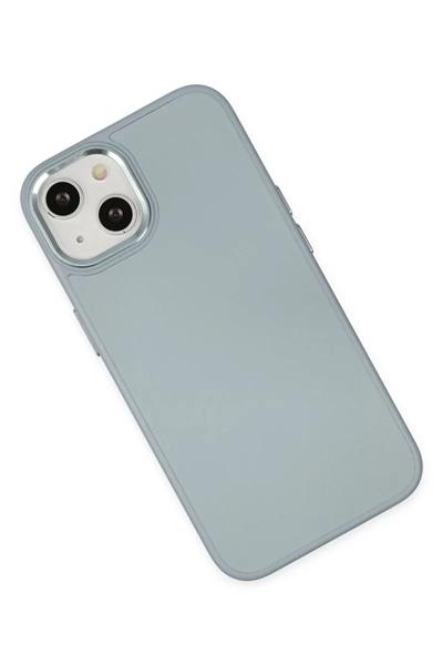 Apple iPhone 14 Plus Kılıf Asya Deri Silikon - Sierra Blue