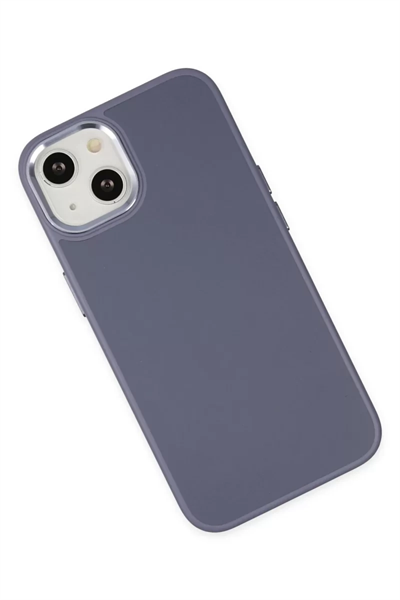 Apple iPhone 14 Plus Kılıf Asya Deri Silikon - Mor