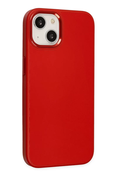 Apple iPhone 14 Plus Kılıf Asya Deri Silikon - Kırmızı