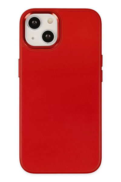 Apple iPhone 14 Plus Kılıf Asya Deri Silikon - Kırmızı
