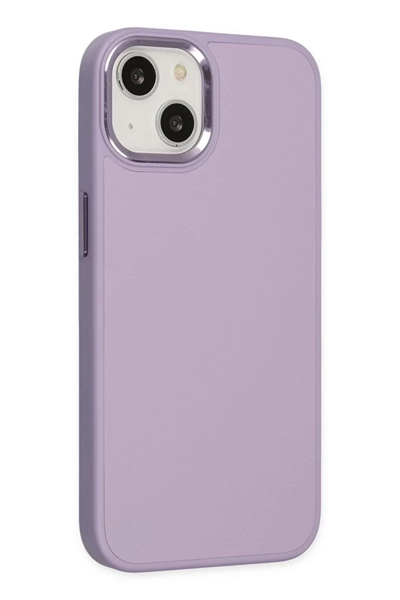 Apple iPhone 14 Plus Kılıf Asya Deri Silikon - Lila