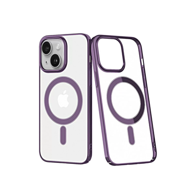 Apple iPhone 14 Plus Kılıf Element Magneticsafe Sert Kapak - Mor