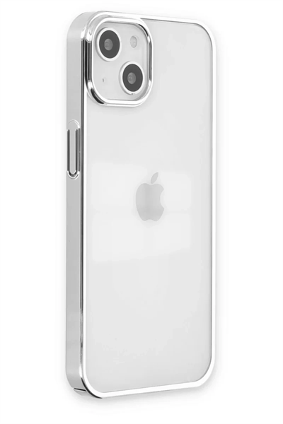 Apple iPhone 14 Plus Kılıf Element Silikon - Gümüş