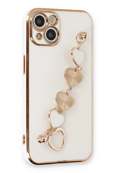 Apple iPhone 14 Plus Kılıf Esila Silikon - Beyaz
