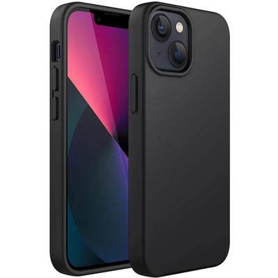 Apple iPhone 14 Plus Kılıf First Silikon - Siyah