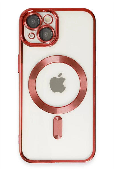 Apple iPhone 14 Plus Kılıf Kross Magneticsafe Kapak - Kırmızı