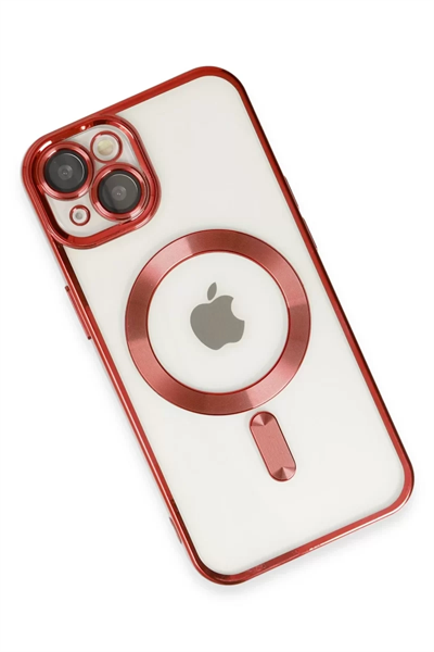 Apple iPhone 14 Plus Kılıf Kross Magneticsafe Kapak - Kırmızı