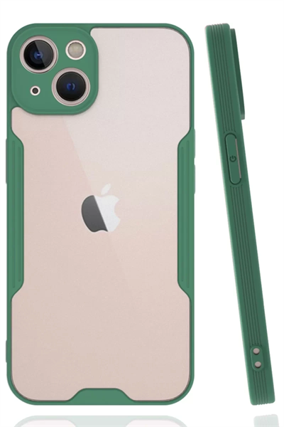 Apple iPhone 14 Plus Kılıf Platin Silikon - Yeşil