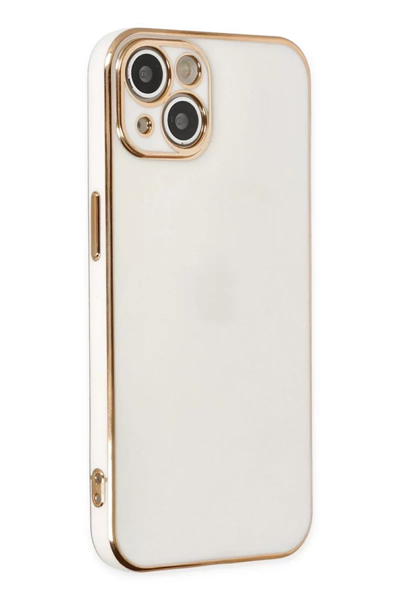 Apple iPhone 14 Plus Kılıf Volet Silikon - Beyaz