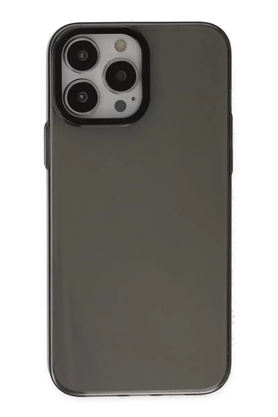 Apple iPhone 14 Pro Kılıf Anka PC Sert Metal Kapak - Siyah