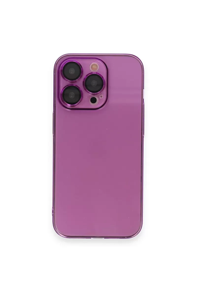 Apple iPhone 14 Pro Kılıf Armada Lensli Kapak - Mor