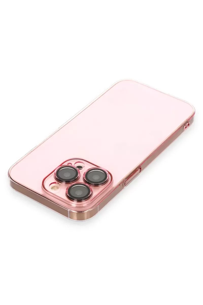 Apple iPhone 14 Pro Kılıf Armada Lensli Kapak - Rose Gold