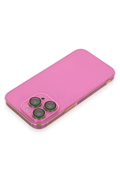 Apple iPhone 14 Pro Kılıf Armada Lensli Kapak - Pembe