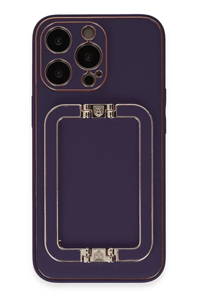 Apple iPhone 14 Pro Kılıf Coco Elit Kapak - Derin Mor