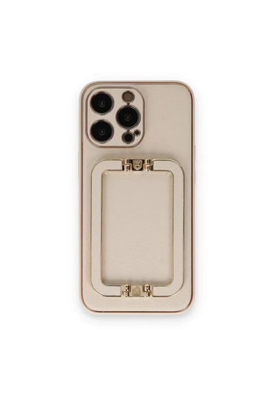 Apple iPhone 14 Pro Kılıf Coco Elit Kapak - Gold