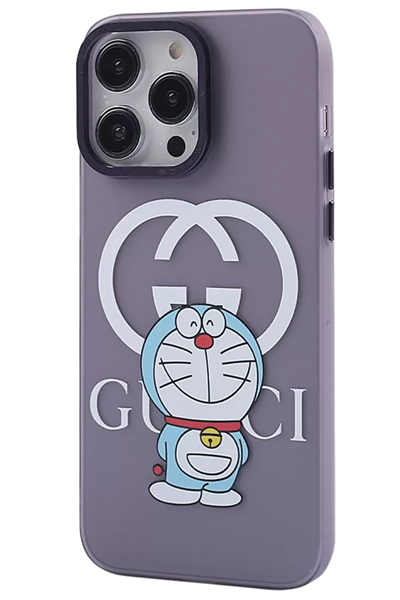 Apple iPhone 14 Pro Kılıf Desenli Kapak - Mor - 3