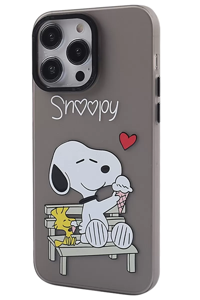 Apple iPhone 14 Pro Kılıf Desenli Kapak - Siyah - 2