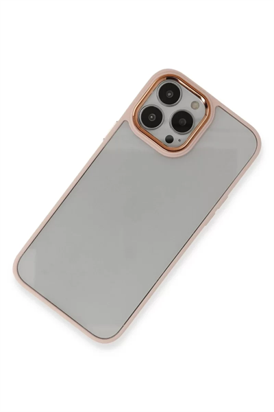 Apple iPhone 14 Pro Kılıf Dora Kapak - Pudra