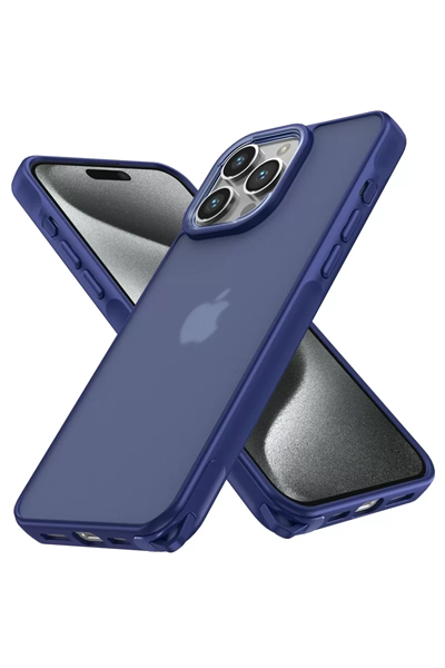Apple iPhone 14 Pro Kılıf Elegant Kapak - Lacivert