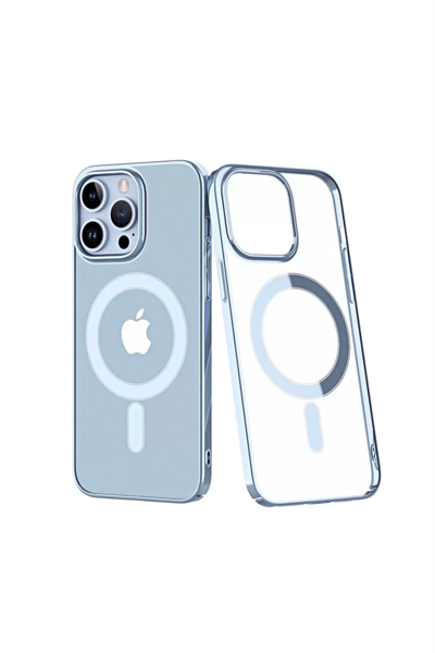 Apple iPhone 14 Pro Kılıf Element Magneticsafe Sert Kapak - Sierra Blue
