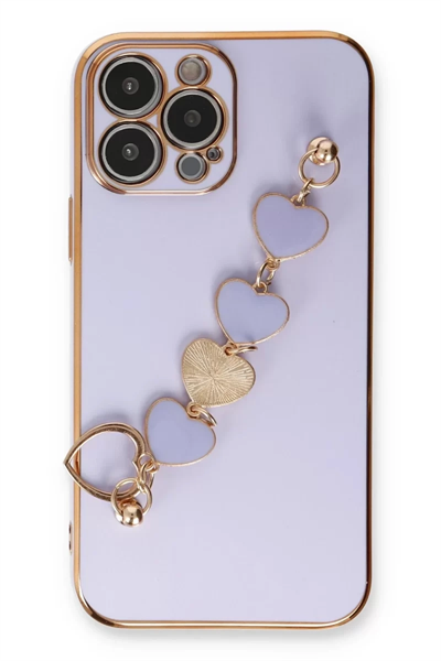 Apple iPhone 14 Pro Kılıf Esila Silikon - Lila