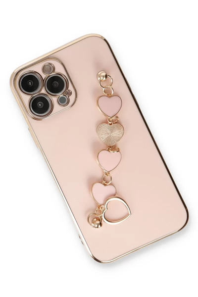 Apple iPhone 14 Pro Kılıf Esila Silikon - Pudra